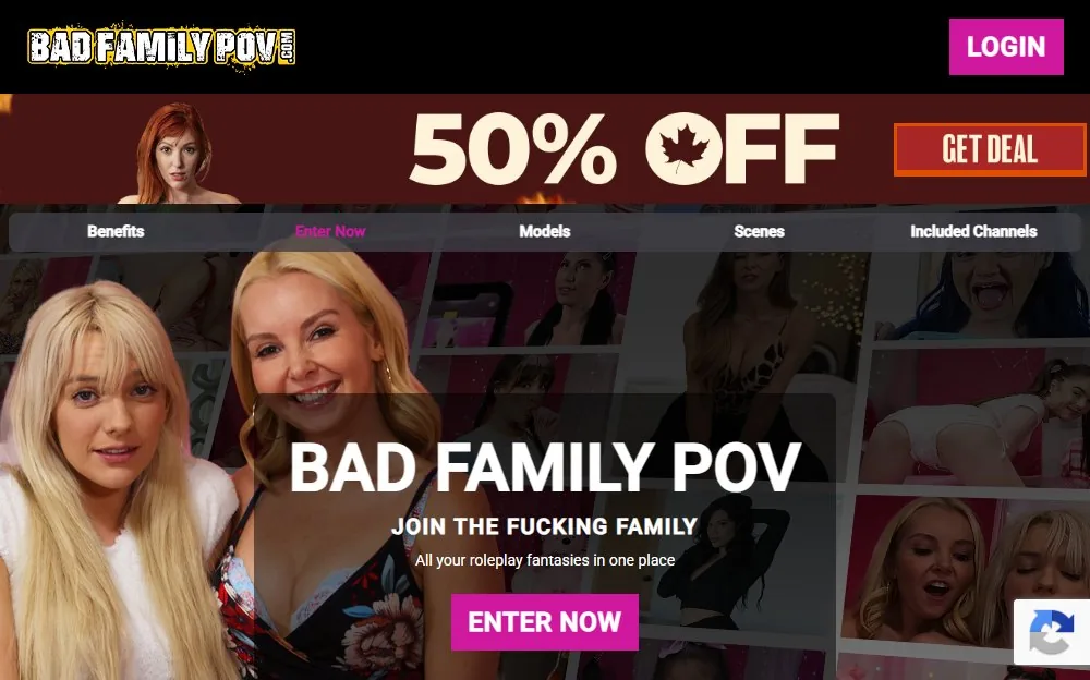 Bad Family — homepage screenshot
