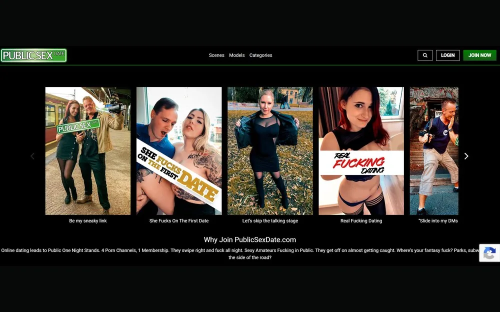 Down To Fuck Dating — homepage screenshot