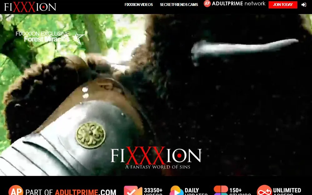 Fixxxion — homepage screenshot