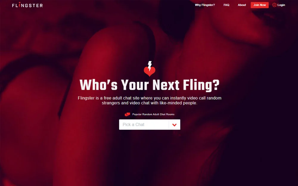 Flingster — homepage screenshot