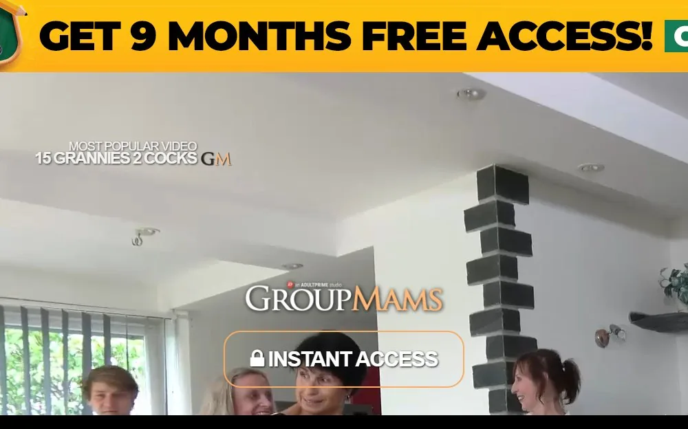 Group Mams — homepage screenshot