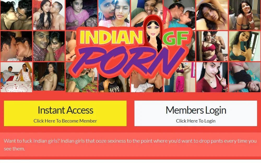 Indian GF Porn — homepage screenshot