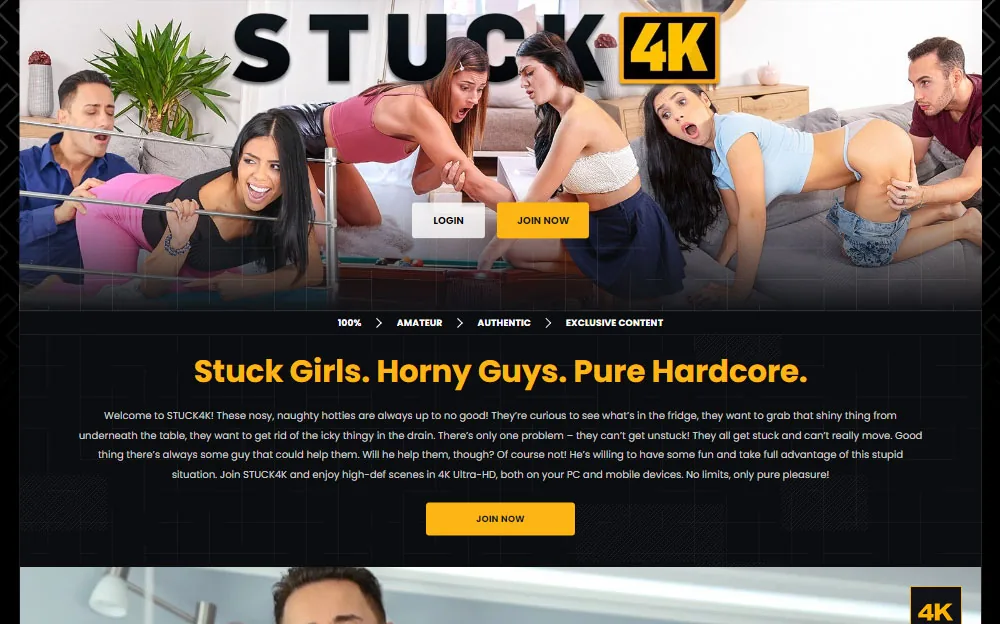 Stuck4k — homepage screenshot