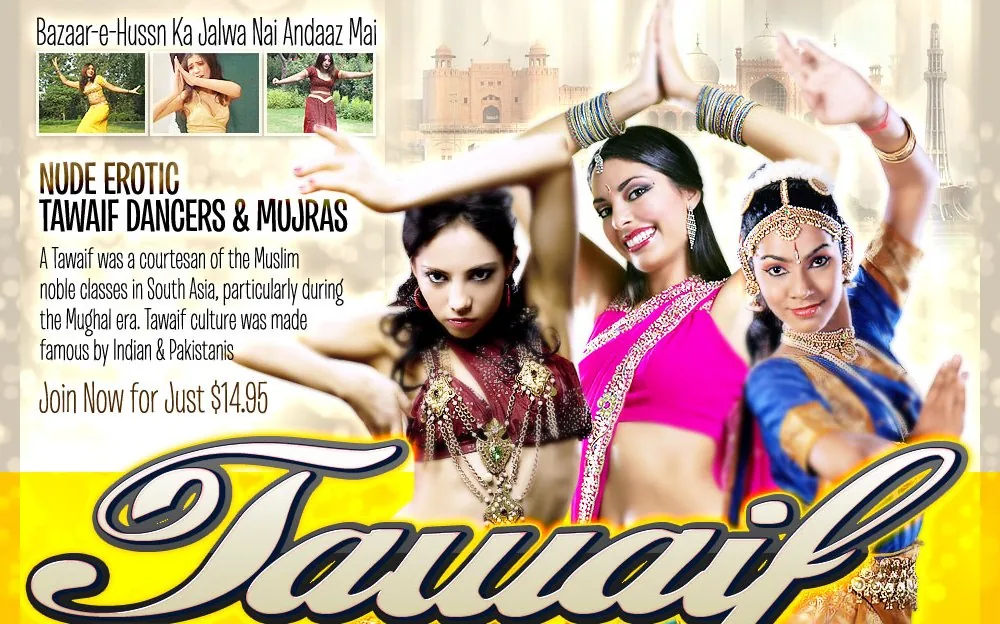 Tawaif — homepage screenshot