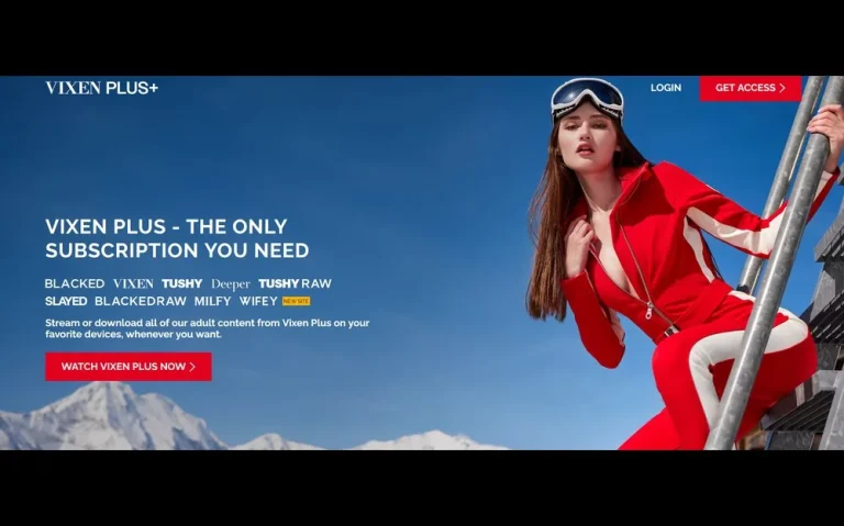 Vixen Plus — homepage screenshot